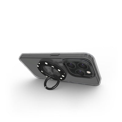 Bague Téléphone Magnétique Prestige Pois Noir