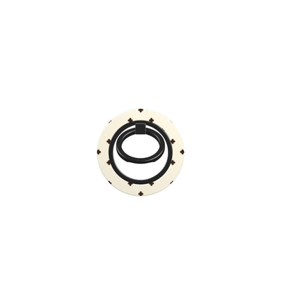 Bague Téléphone Magnétique Prestige Pois Crème