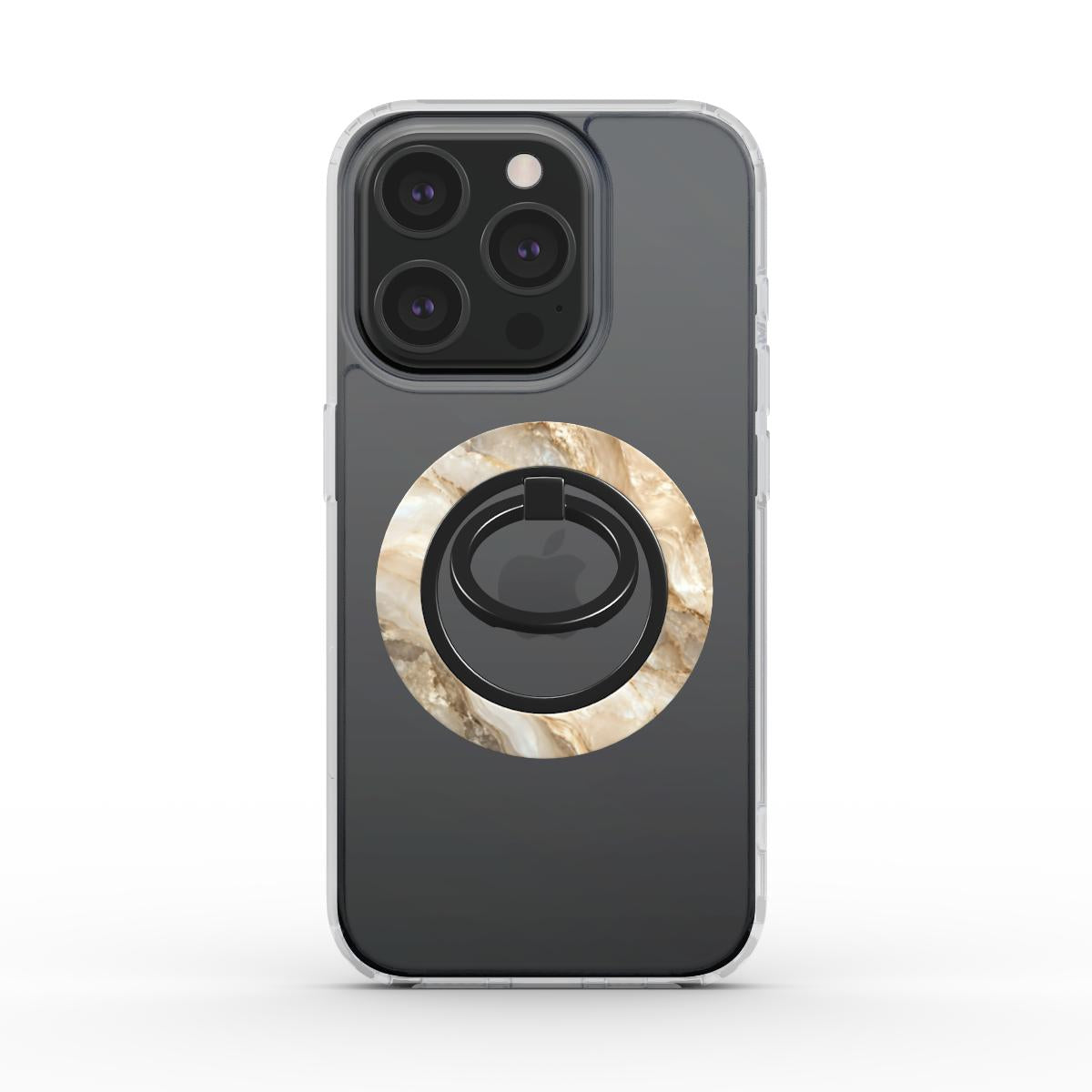 Bague Téléphone Magnétique Prestige Travertin