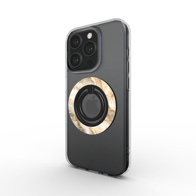 Bague Téléphone Magnétique Prestige Travertin