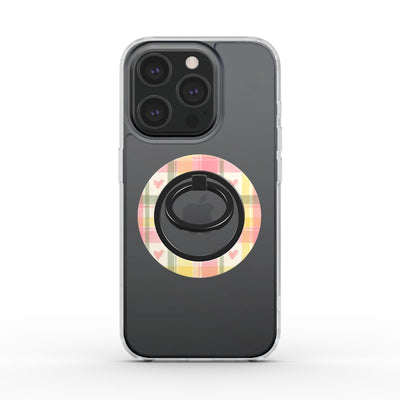 Bague Téléphone Magnétique Prestige Candy Plaid