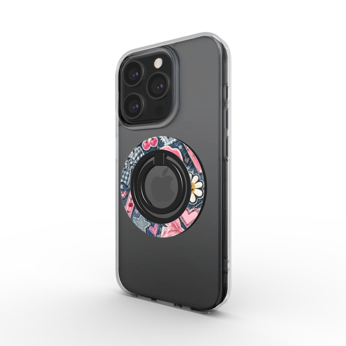 Bague Téléphone Magnétique Prestige Denim Pop