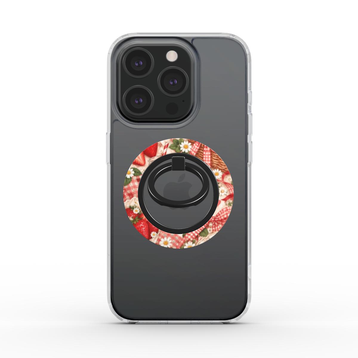 Bague Téléphone Magnétique Prestige Fraise