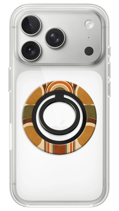 Bague Téléphone Magnétique Prestige Arcade, bague magnétique fixée au dos du téléphone, pour une prise en main sûre et un support vidéo pratique
