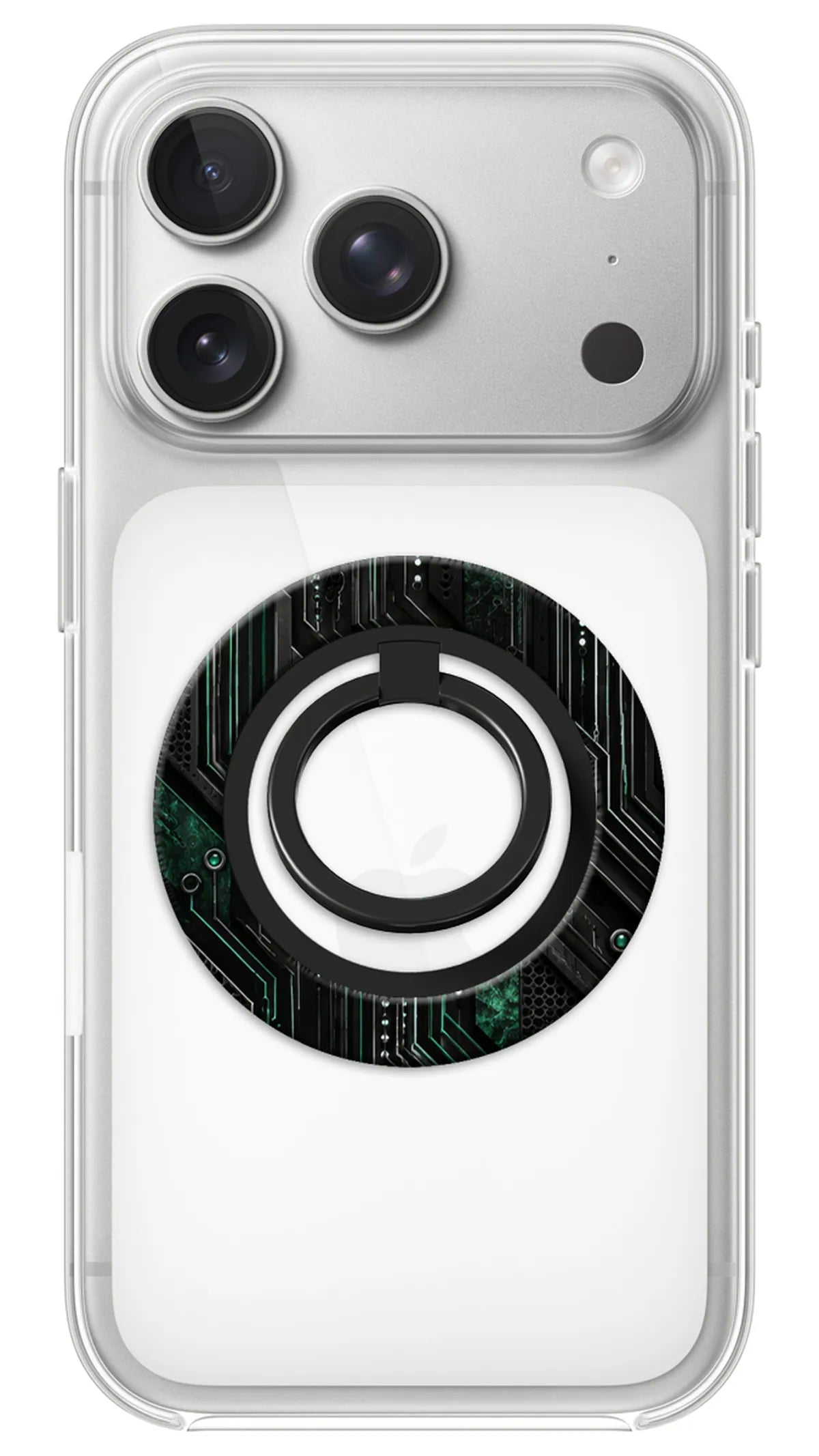 Bague Téléphone Magnétique Prestige Circuit, bague magnétique fixée au dos du téléphone, pour une prise en main sûre et un support vidéo pratique