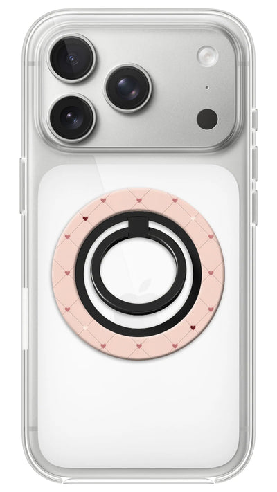 Bague Téléphone Magnétique Prestige Dragée, bague magnétique fixée au dos du téléphone, pour une prise en main sûre et un support vidéo pratique