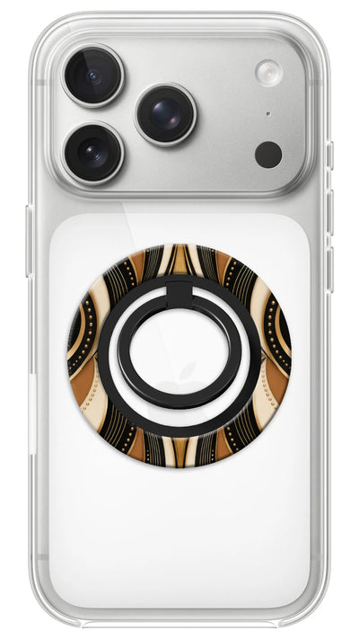 Bague Téléphone Magnétique Prestige Gatsby, bague magnétique fixée au dos du téléphone, pour une prise en main sûre et un support vidéo pratique