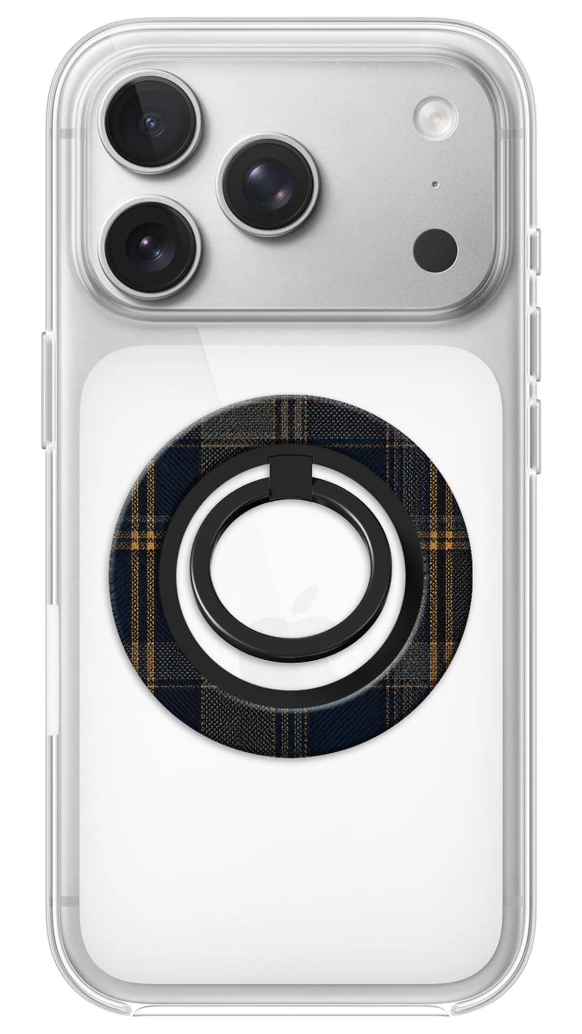 Bague Téléphone Magnétique Prestige Highland, bague magnétique fixée au dos du téléphone, pour une prise en main sûre et un support vidéo pratique