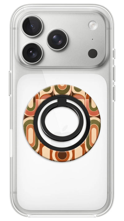 Bague Téléphone Magnétique Prestige Modulo, bague magnétique fixée au dos du téléphone, pour une prise en main sûre et un support vidéo pratique