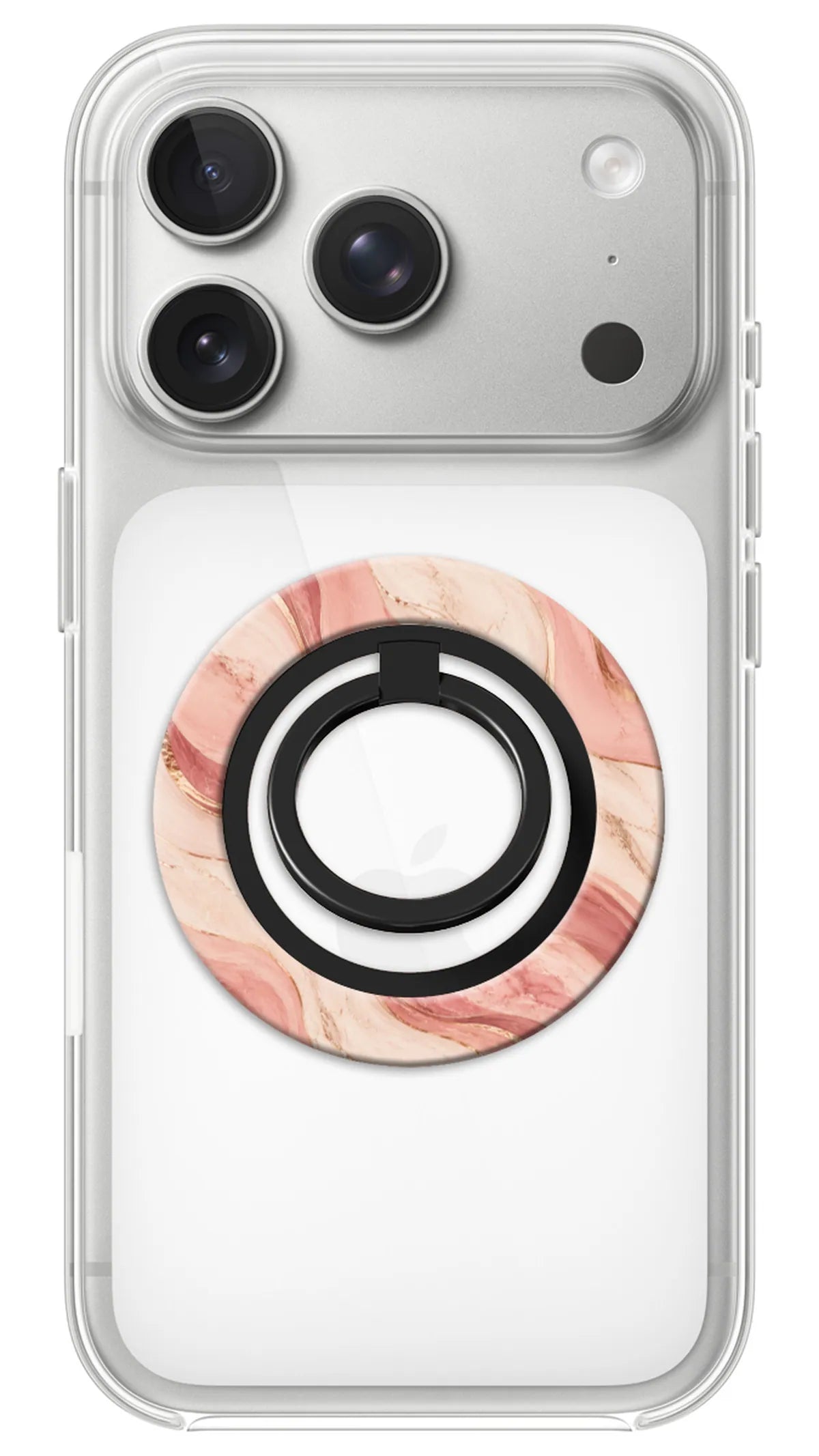 Bague Téléphone Magnétique Prestige Ondine, bague magnétique fixée au dos du téléphone, pour une prise en main sûre et un support vidéo pratique