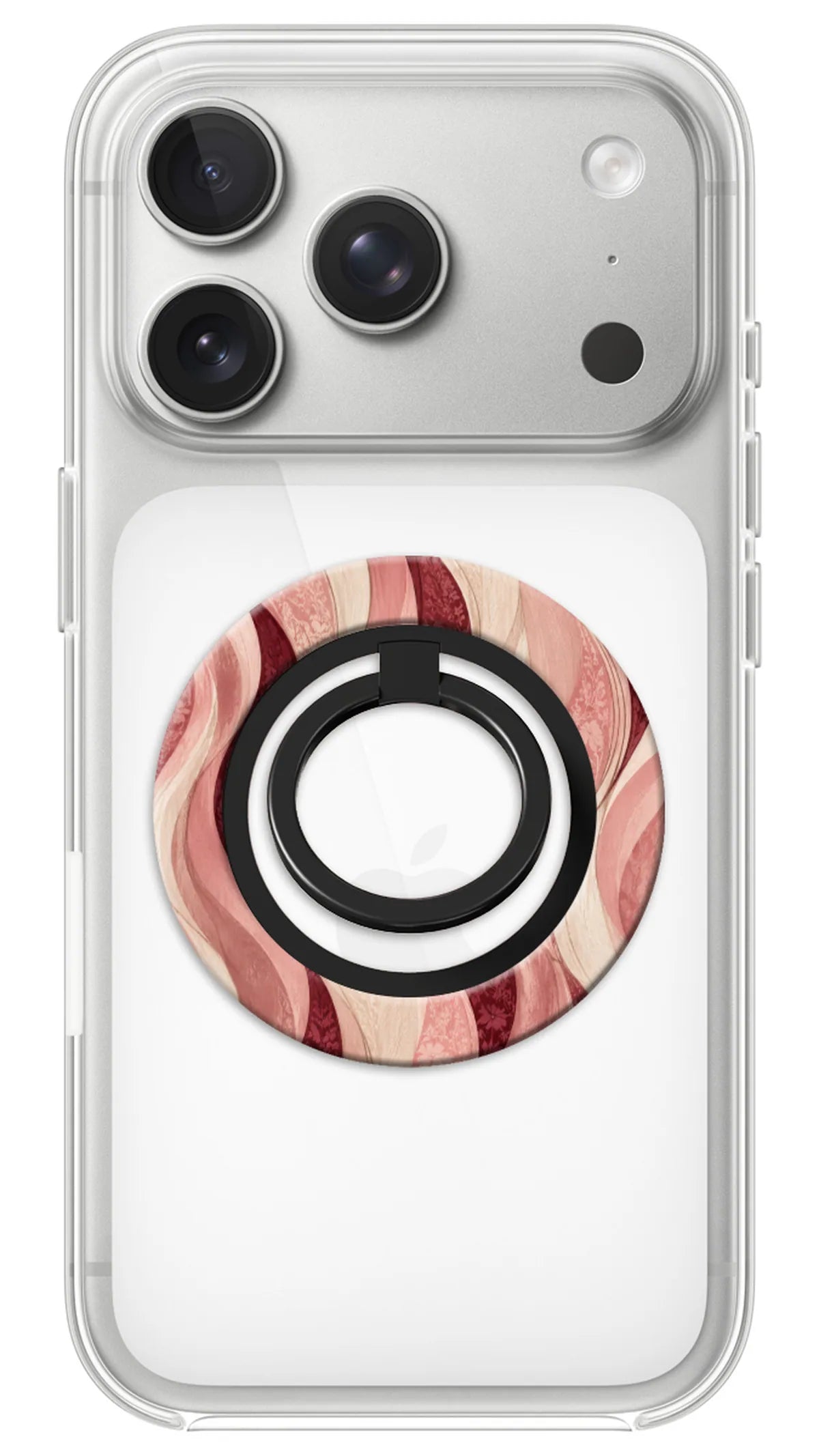 Bague Téléphone Magnétique Prestige Ruban, bague magnétique fixée au dos du téléphone, pour une prise en main sûre et un support vidéo pratique