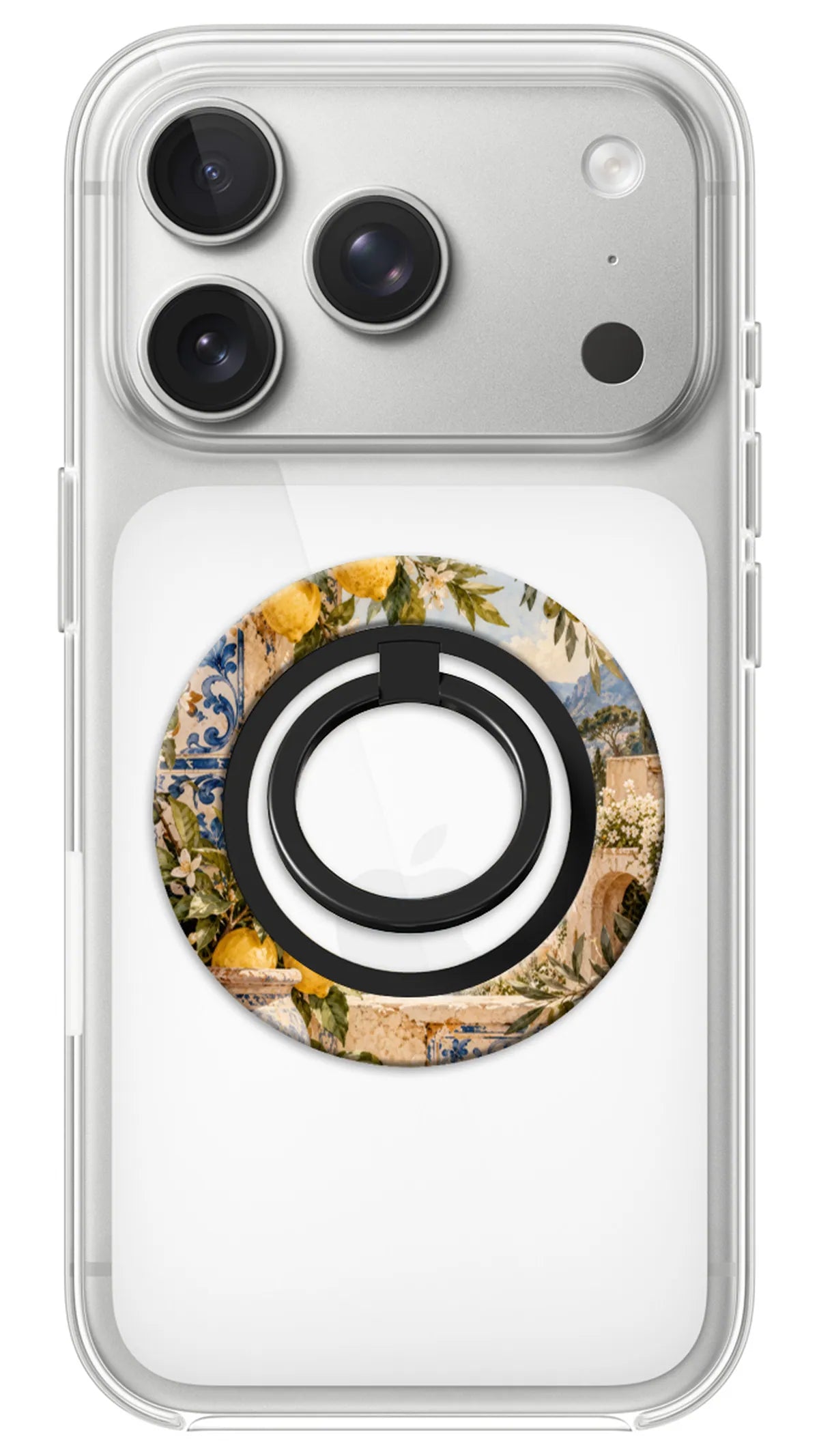 Bague Téléphone Magnétique Prestige Sorrento, bague magnétique fixée au dos du téléphone, pour une prise en main sûre et un support vidéo pratique