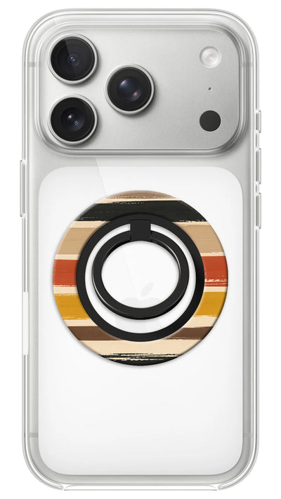 Bague Téléphone Magnétique Prestige Sunset, bague magnétique fixée au dos du téléphone, pour une prise en main sûre et un support vidéo pratique