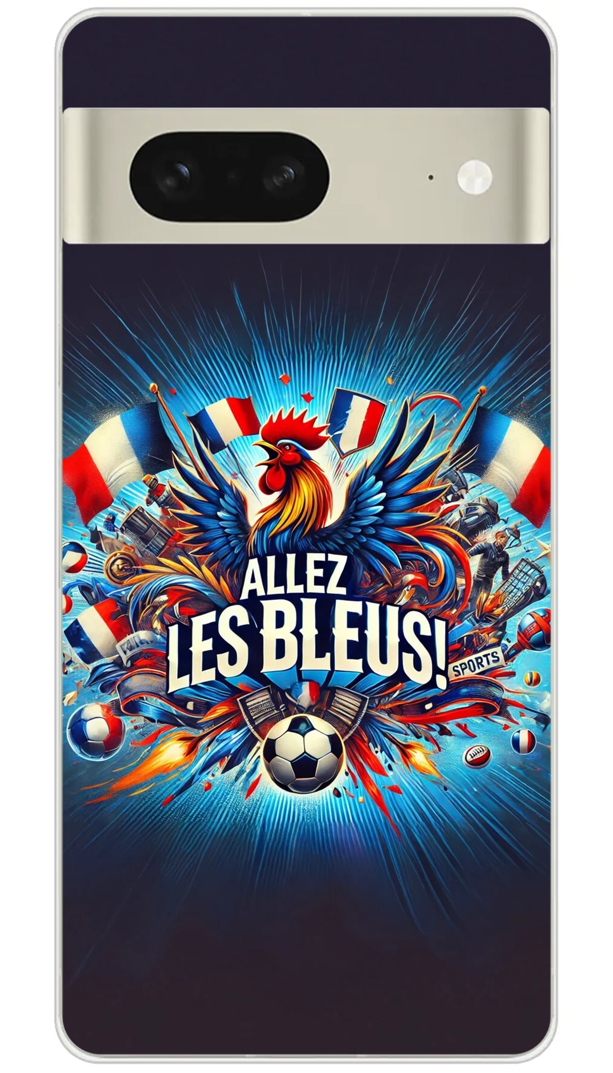 Coque Google Allez les bleus - Pixel 7