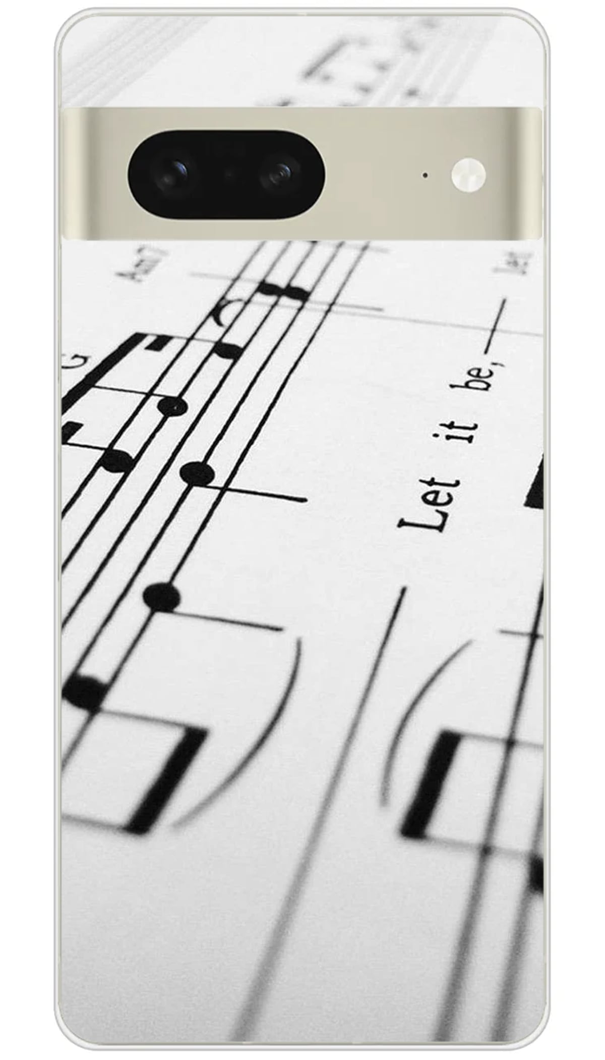 Coque Google Partition de musique - Pixel 7