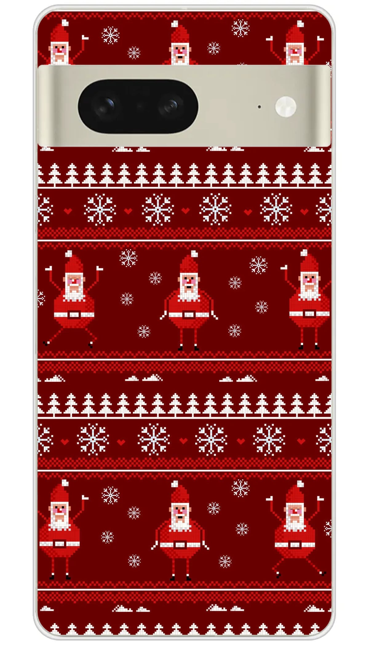 Coque Google Pull de Noël Santa - Pixel 7