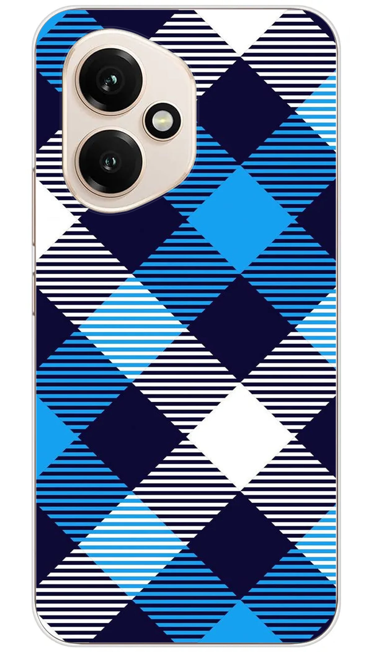 Coque Huawei Tartan Bleu - Honor 400