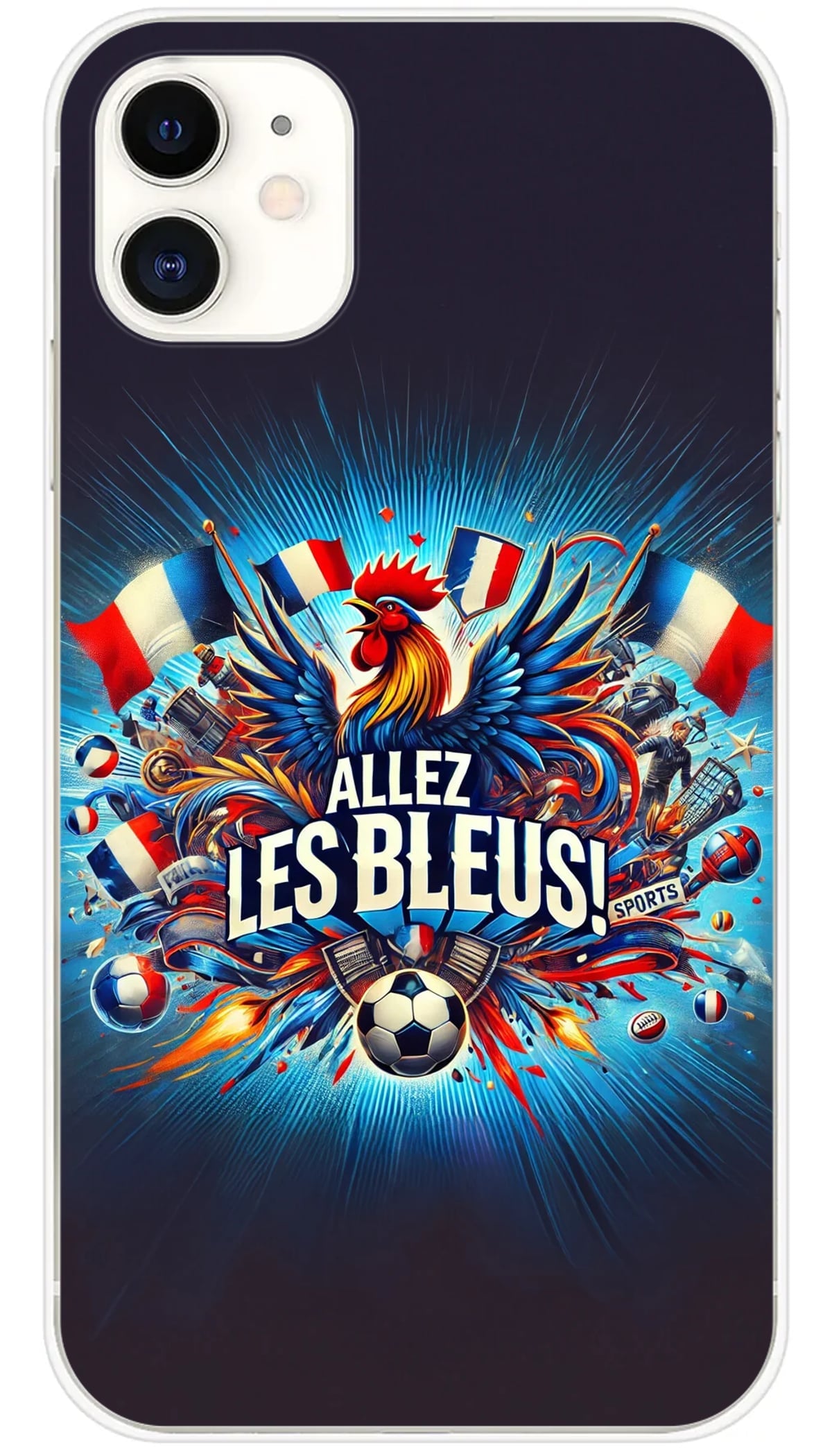 Coque iPhone Allez les bleus - iPhone 11