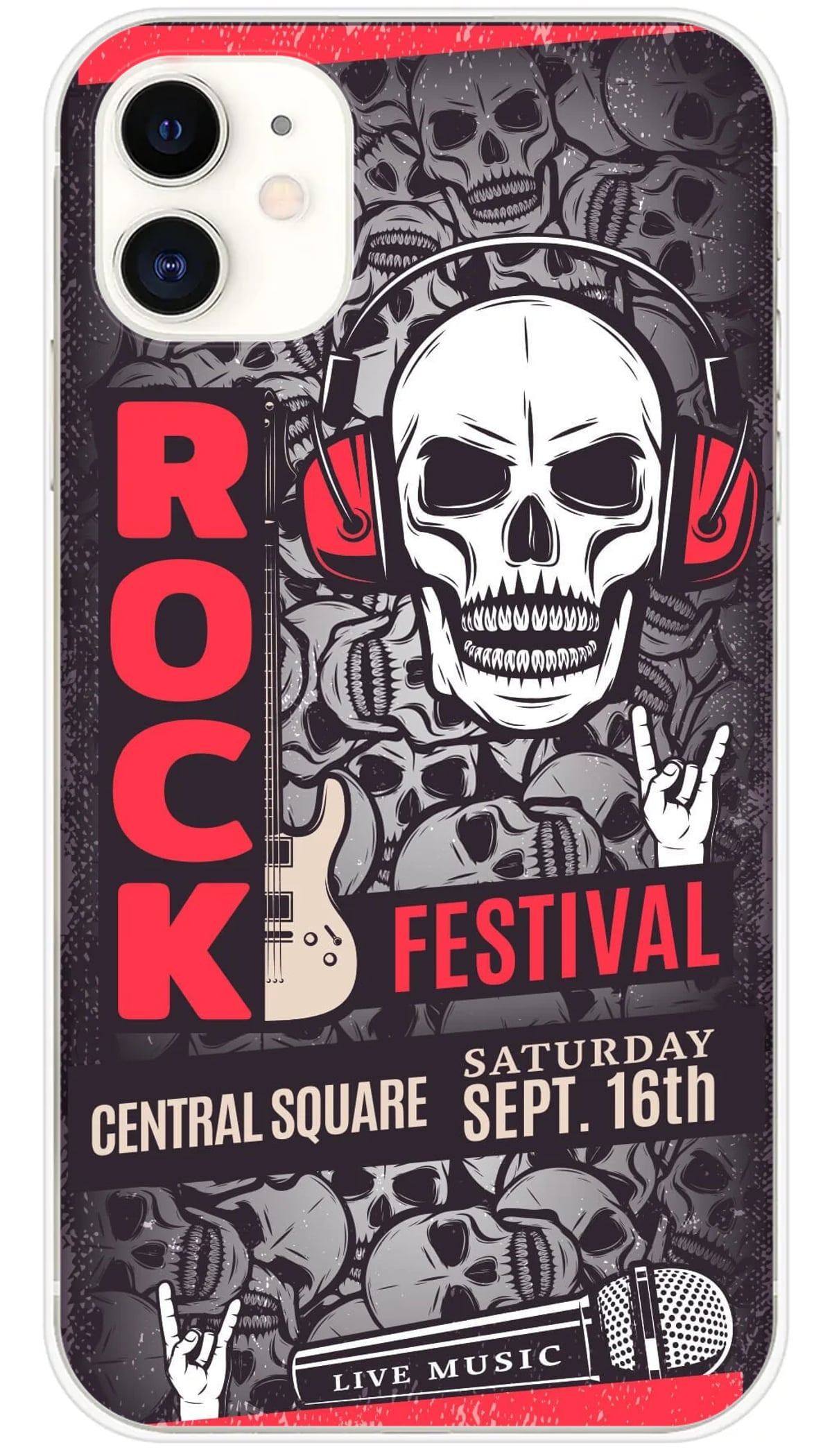 Coque iPhone Rock festival - iPhone 11