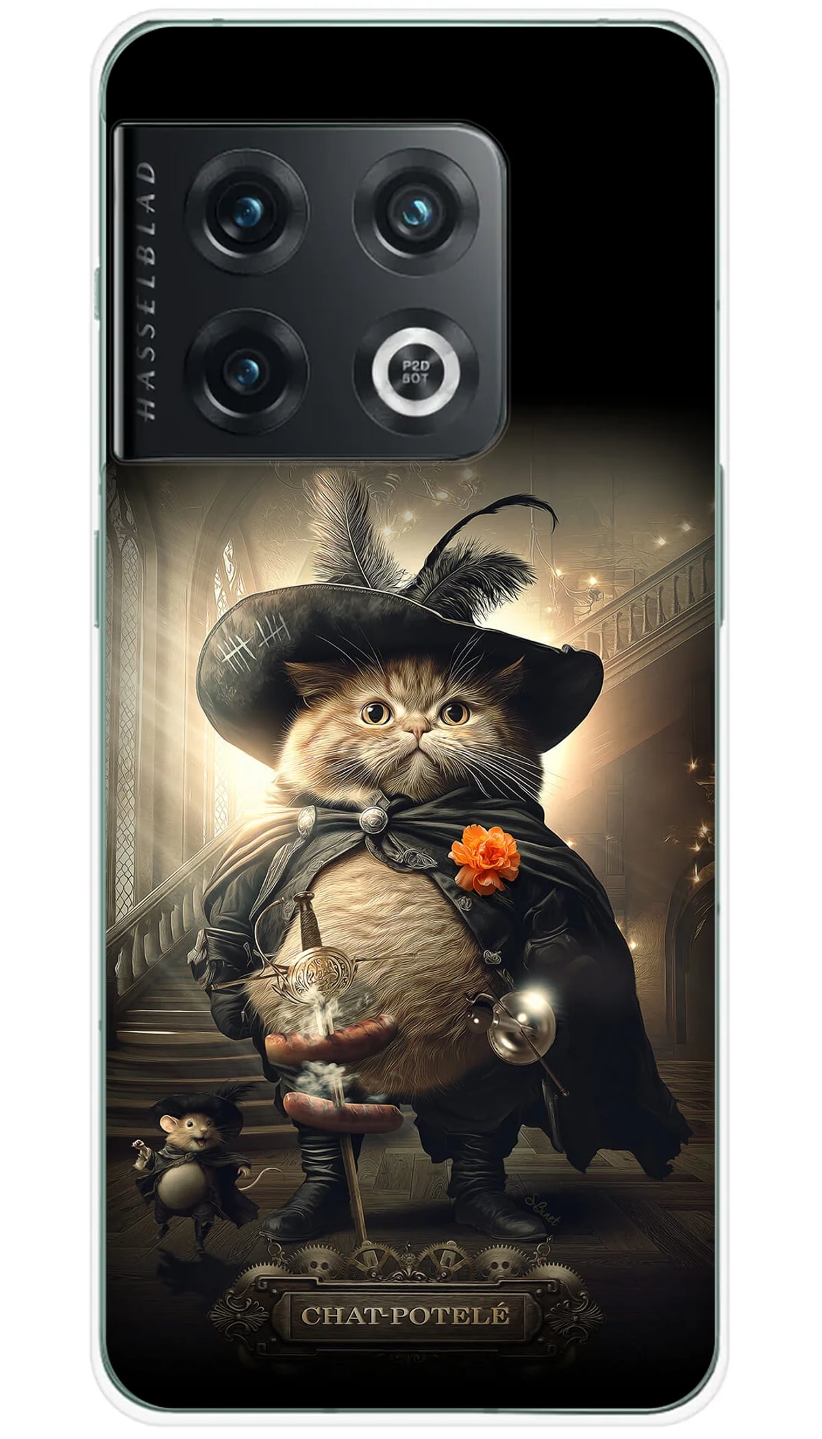 Coque OnePlus SB Chat-Potelé - 10 Pro 5G