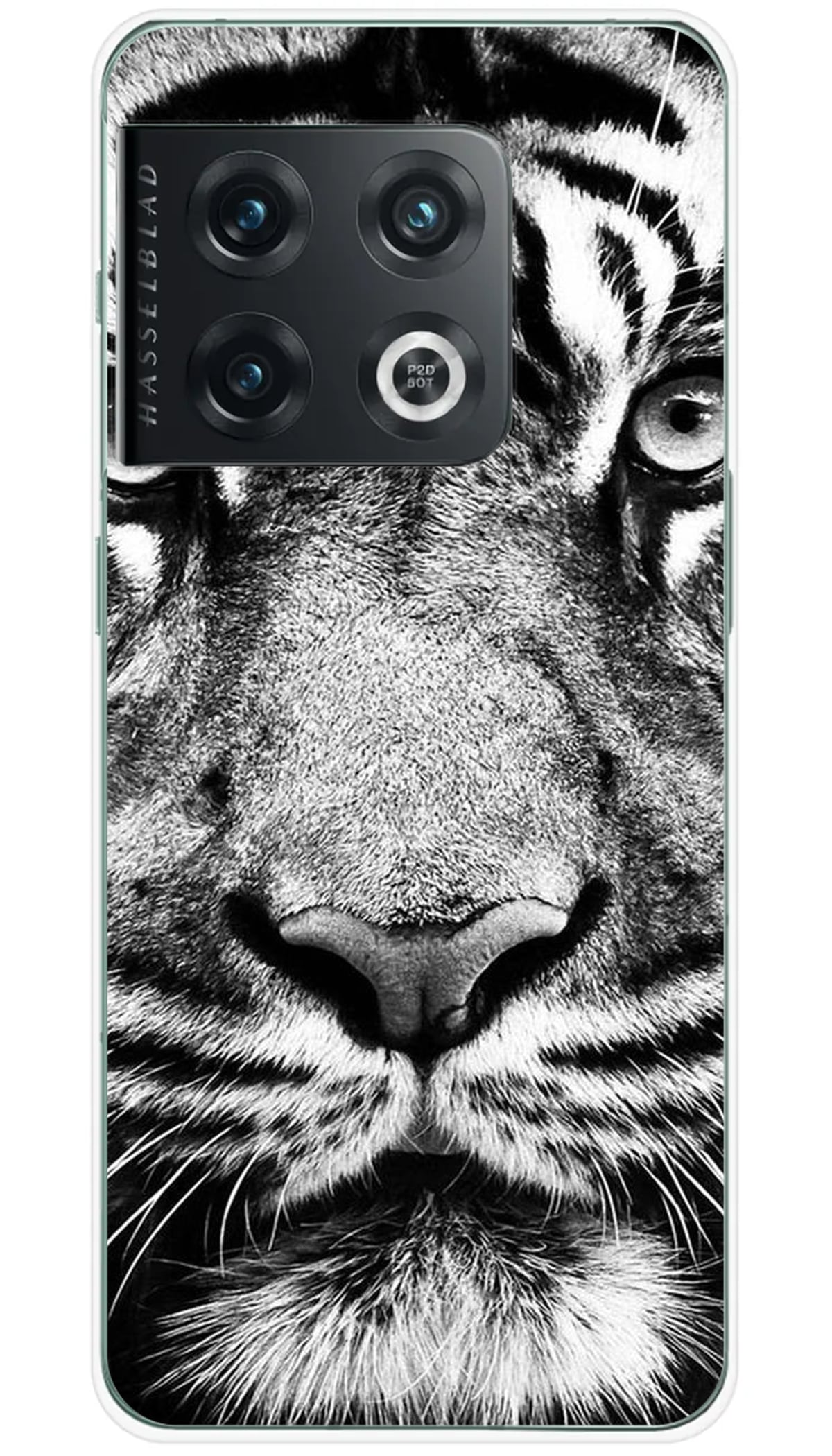 Coque OnePlus Tigre blanc et noir - 10 Pro 5G