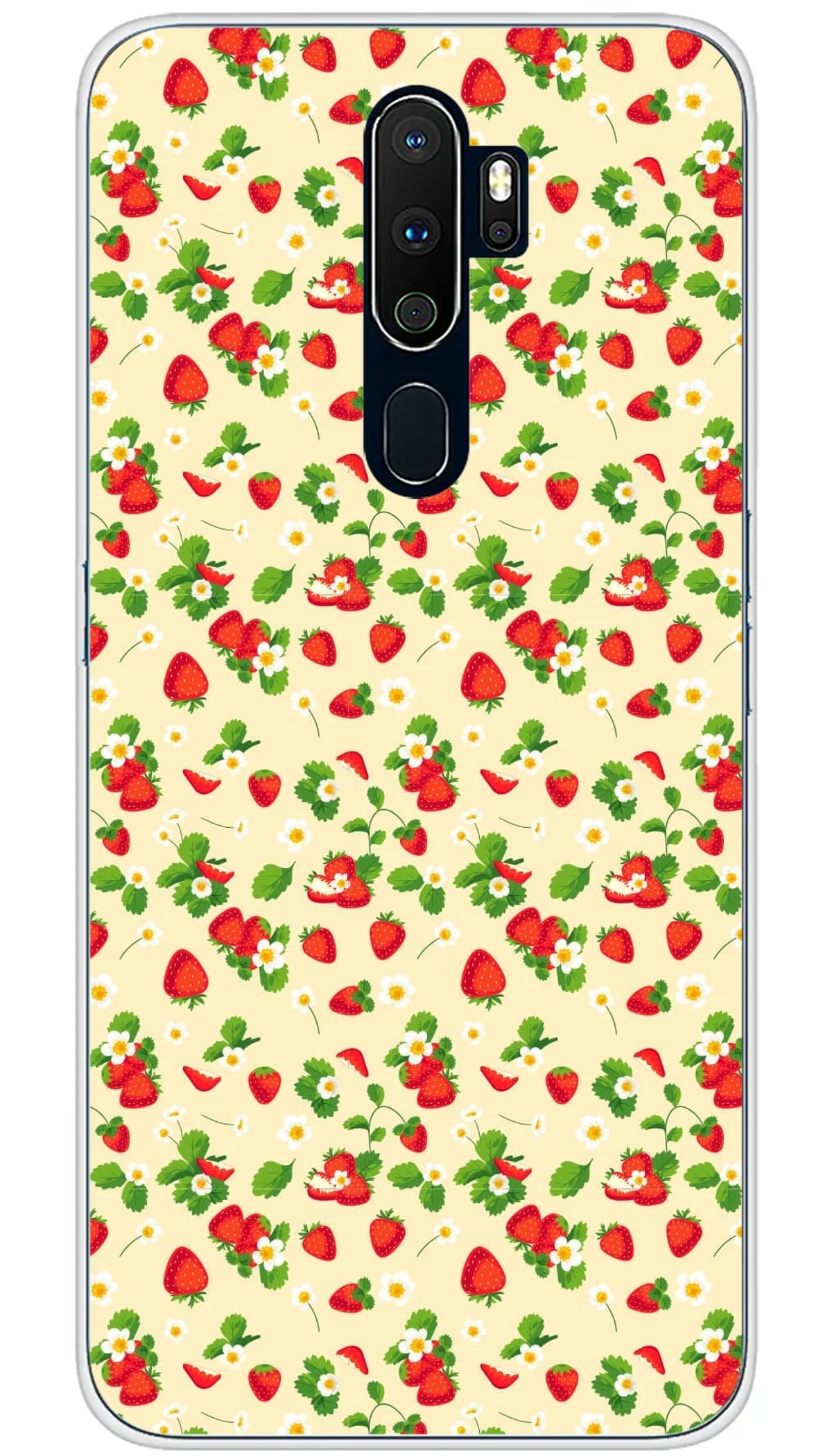 Coque Oppo Fraises - A5 2020