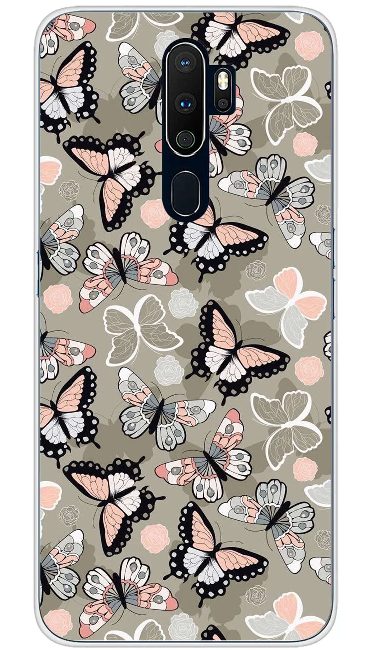 Coque Oppo Papillons Vintage - A5 2020