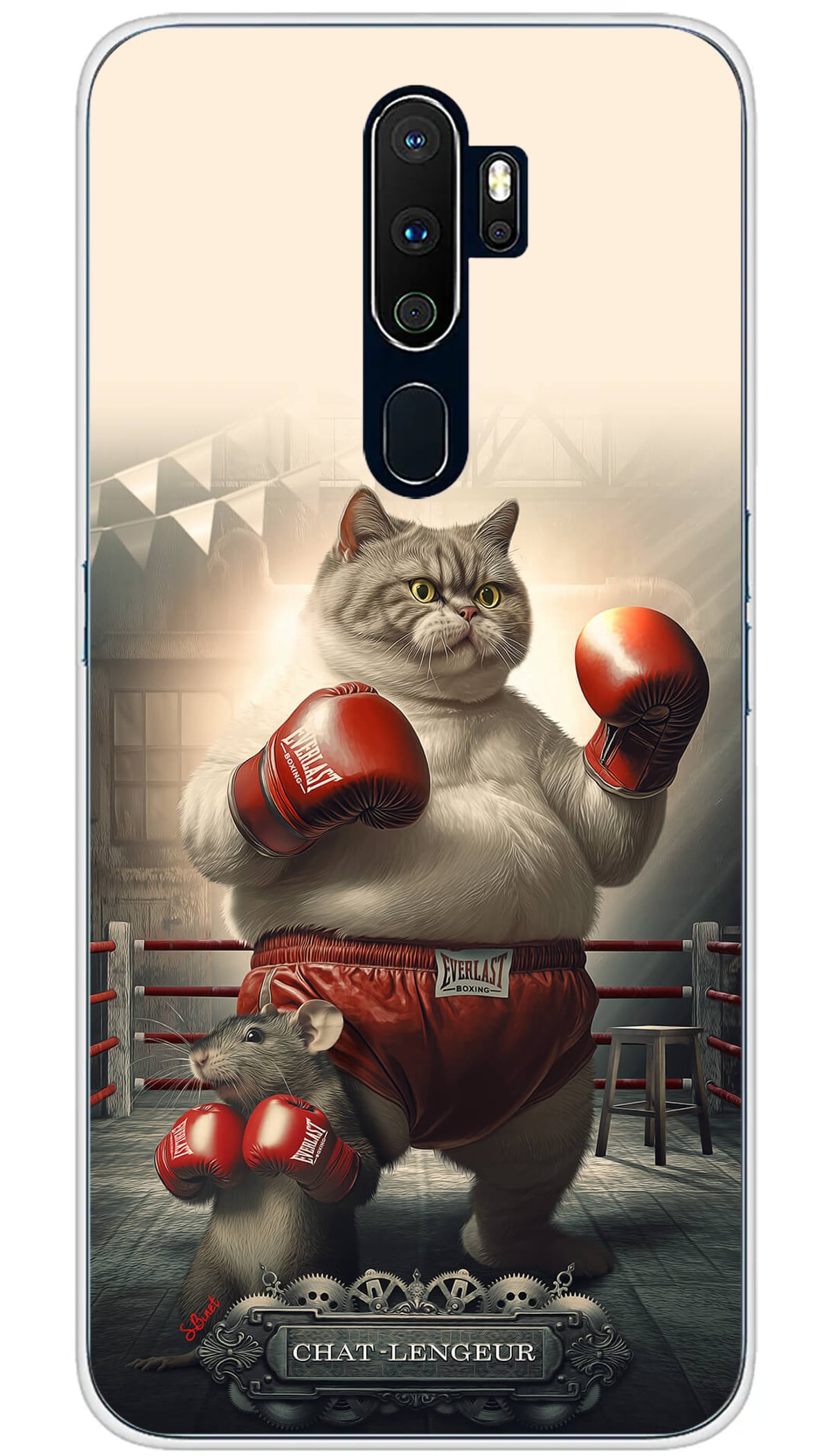 Coque Oppo SB Chat-lengeur - A5 2020