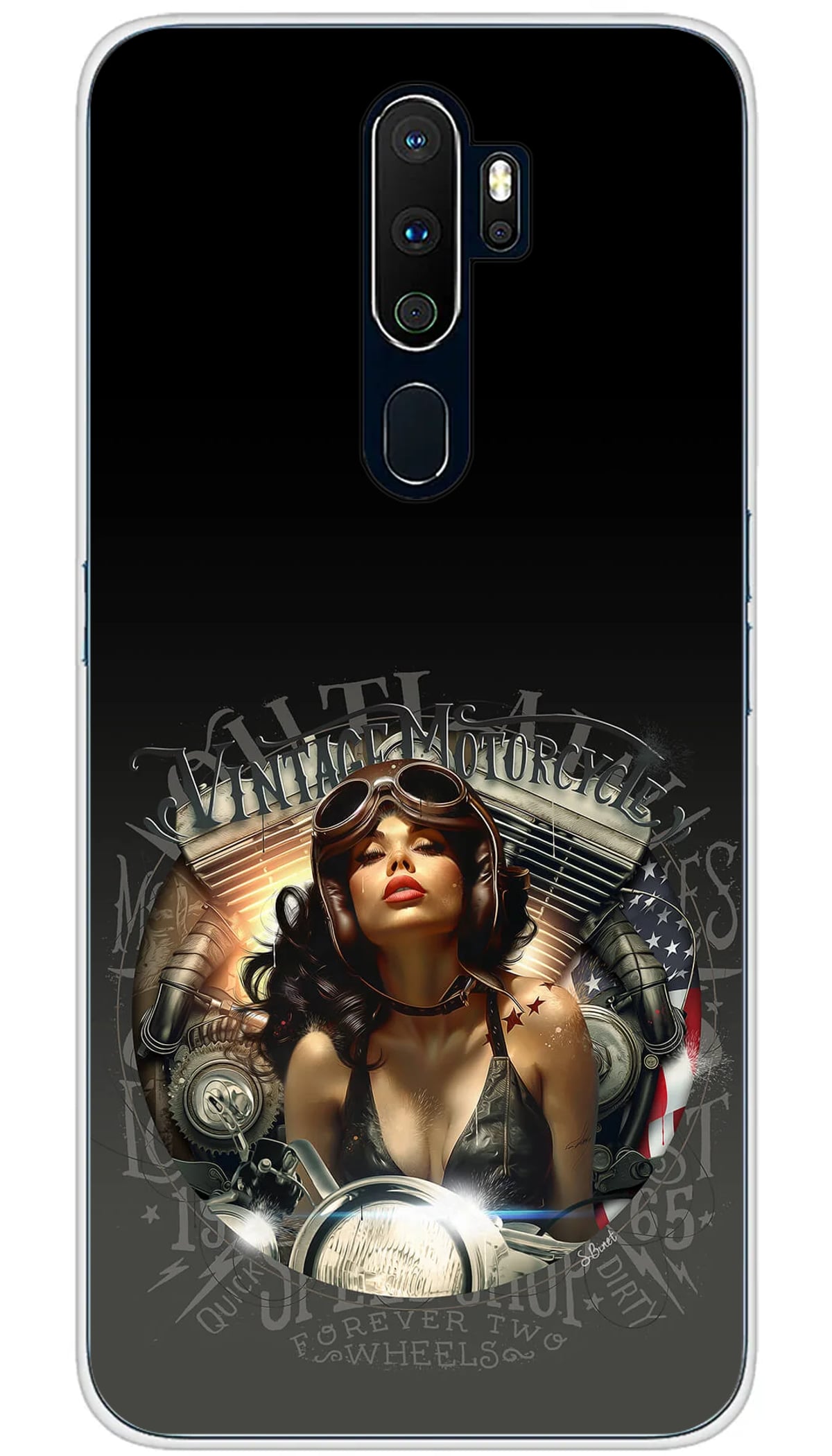 Coque Oppo SB Pin-Up Biker - A5 2020