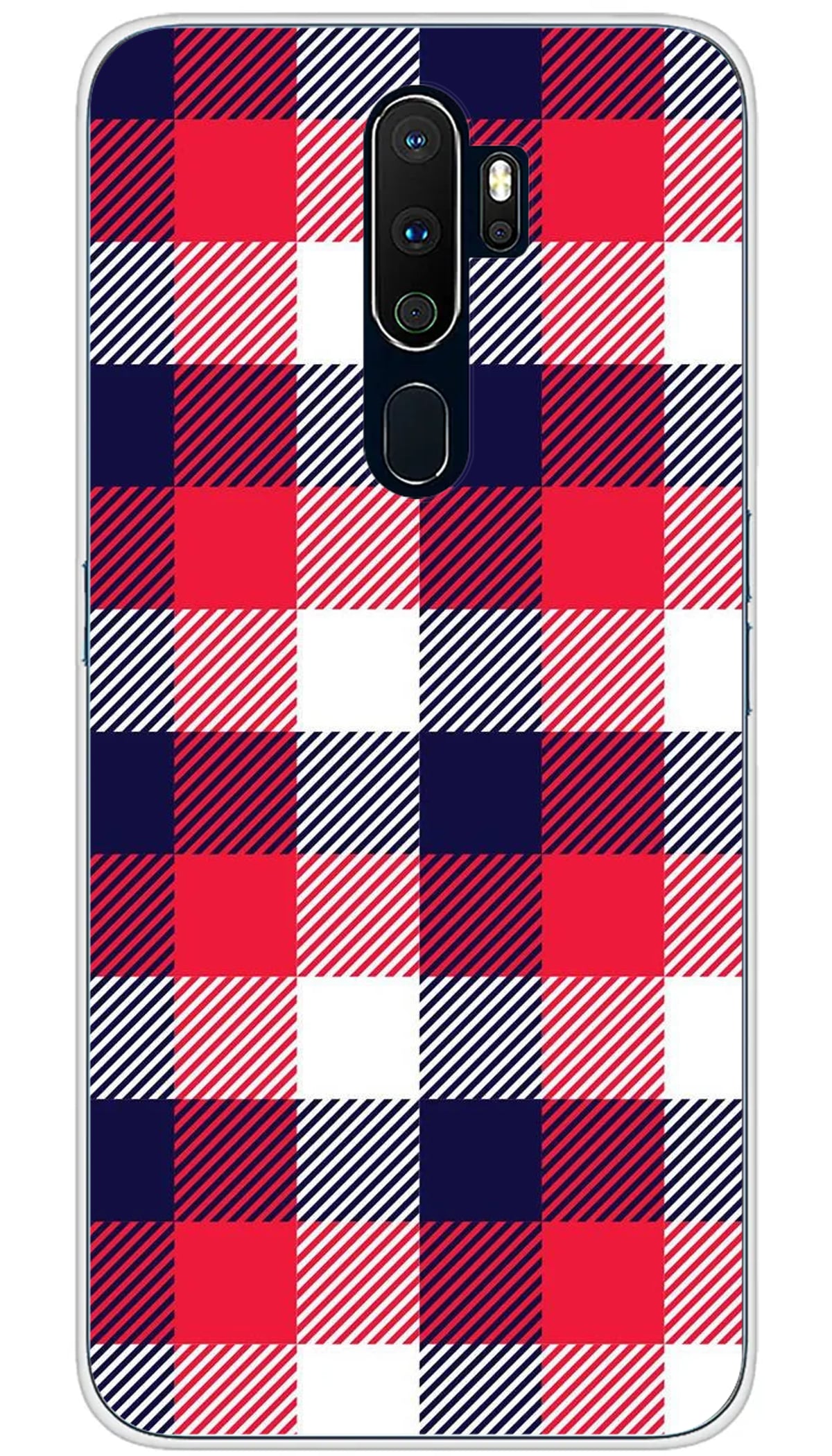 Coque Oppo Tartan Tricolor - A5 2020