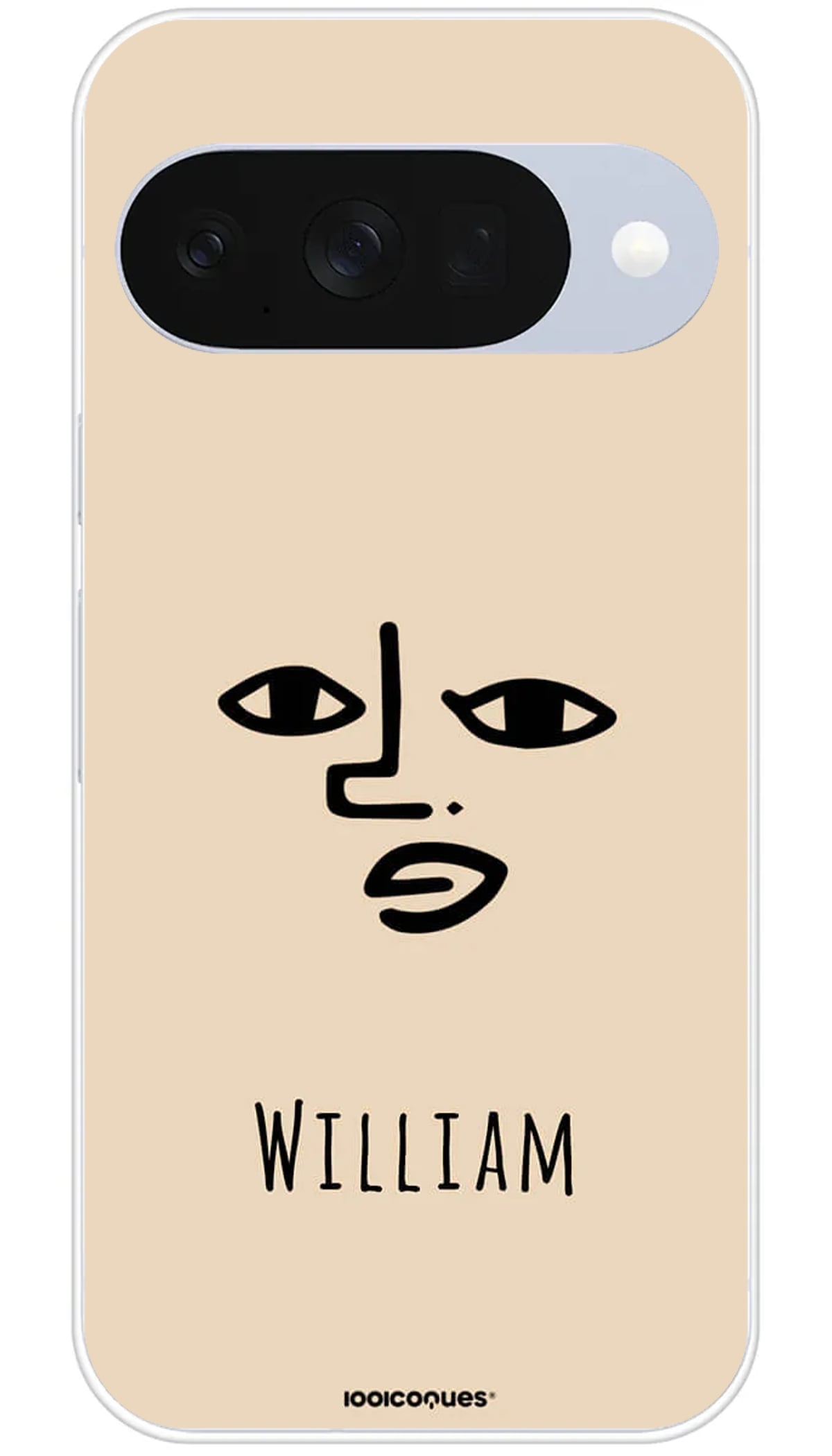 Coque personnalisée Google Art Face - Pixel 10