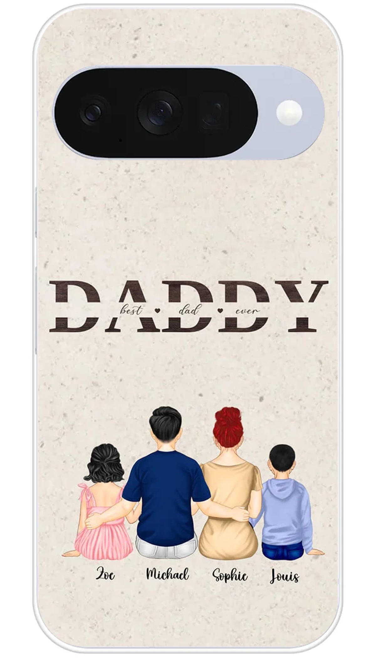Coque personnalisée Google Best Dad Ever - Pixel 10