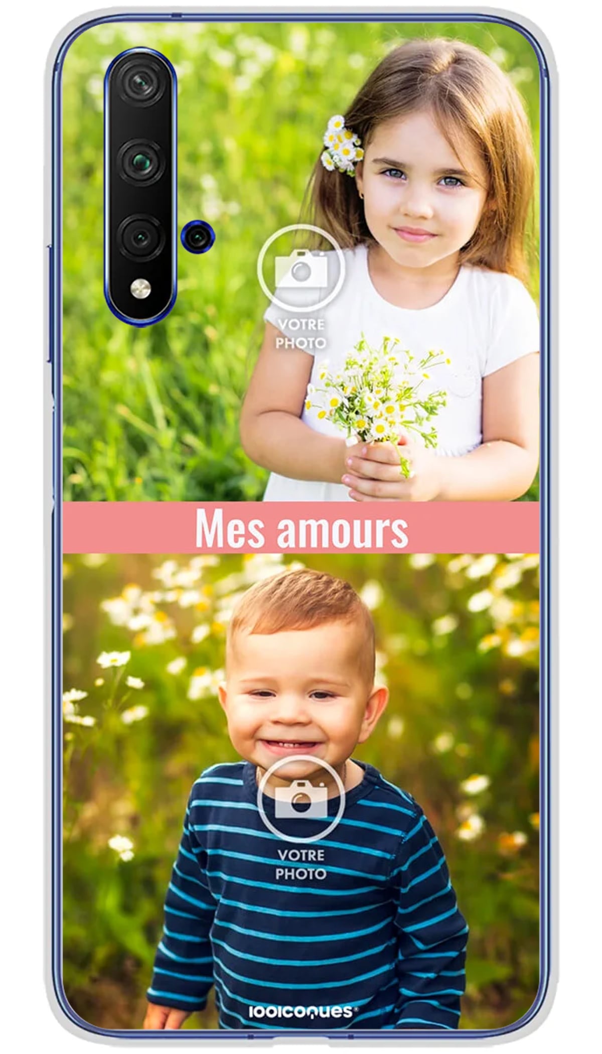 Coque personnalisée Huawei 2 photos - Honor 20