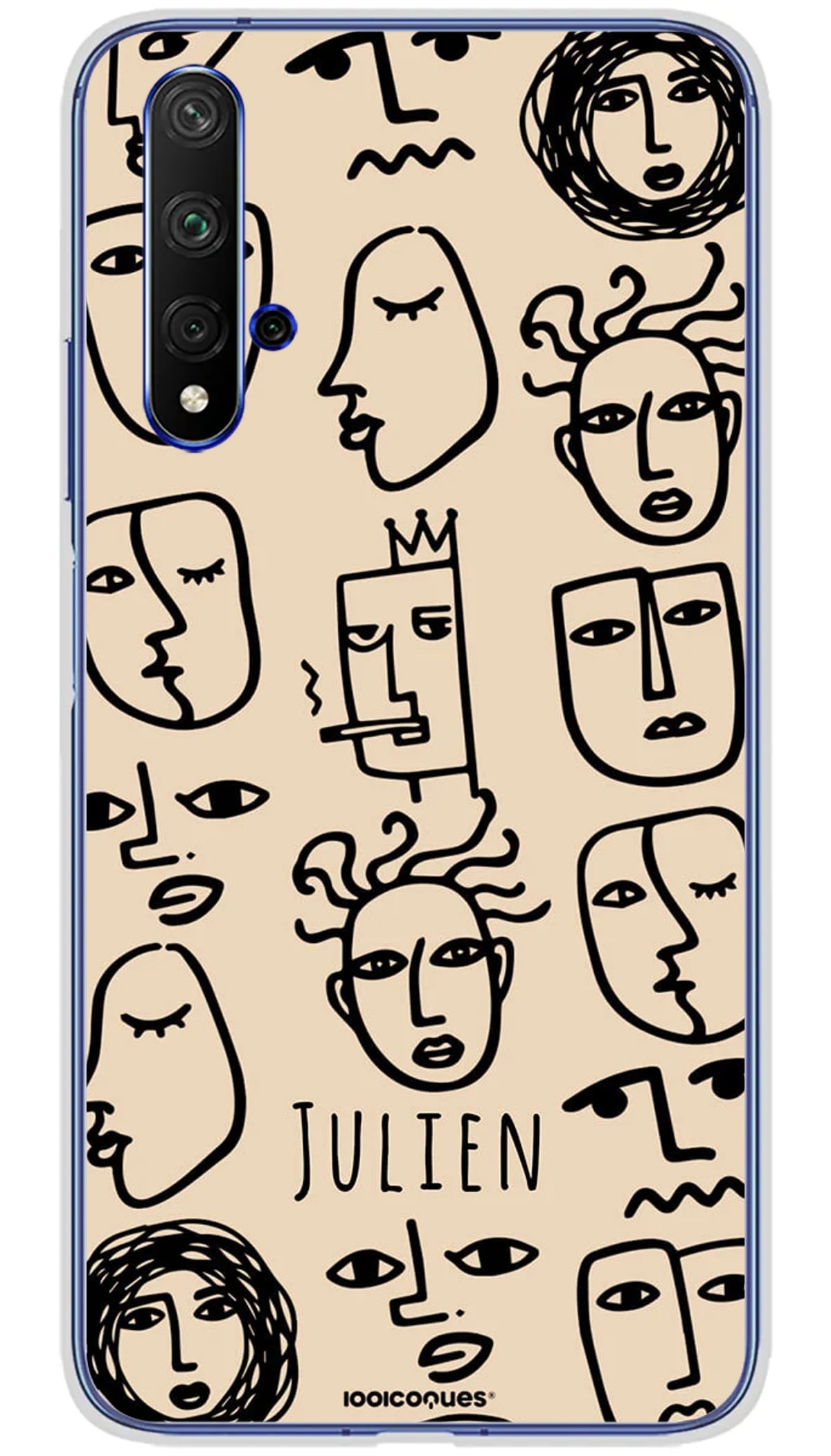 Coque personnalisée Huawei Art Face Multi - Honor 20