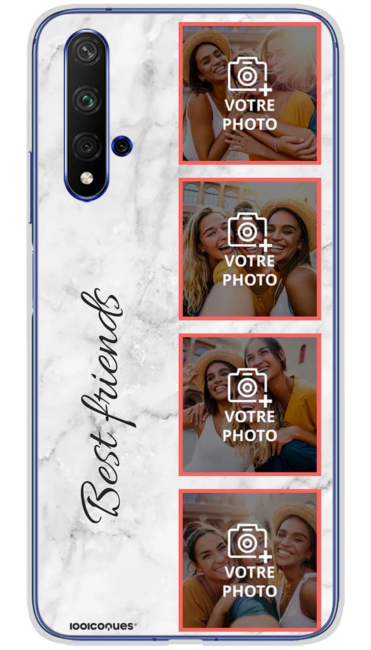 Coque personnalisée Huawei Marbre & Photos - Honor 20