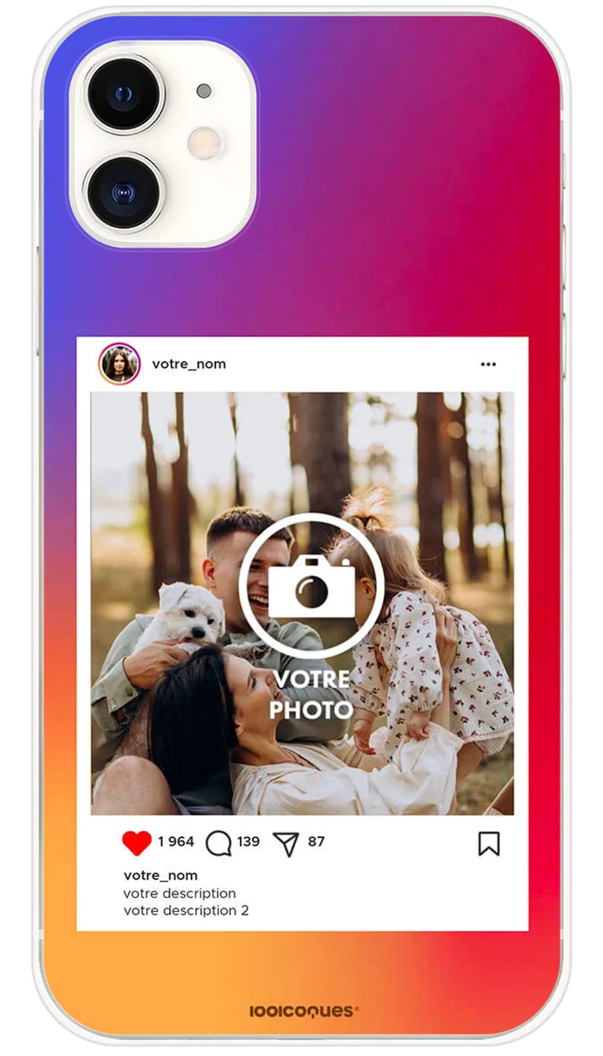 Coque personnalisée iPhone Post Instagram - iPhone 11