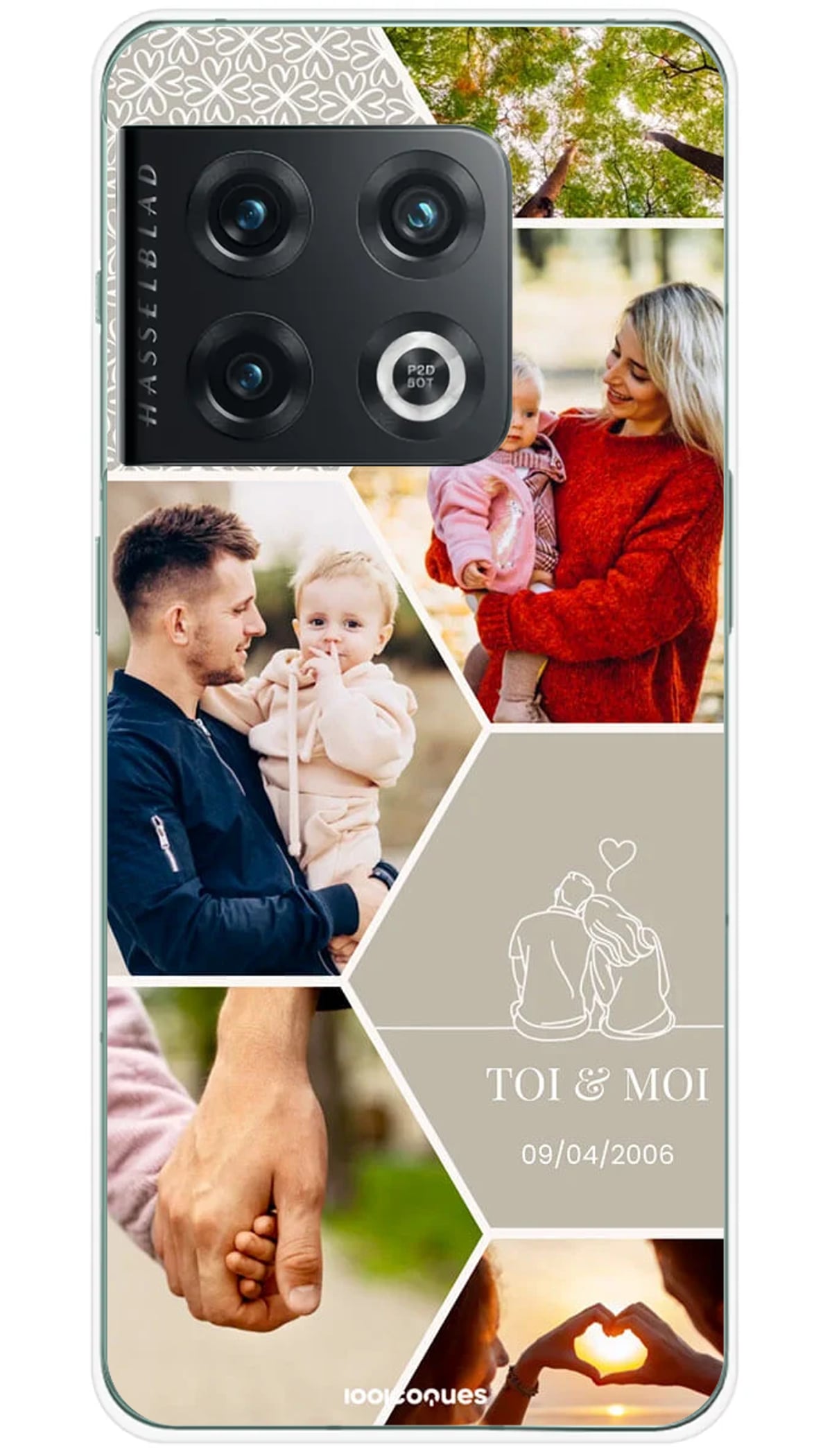 Coque personnalisée OnePlus Hexagone - 10 Pro 5G