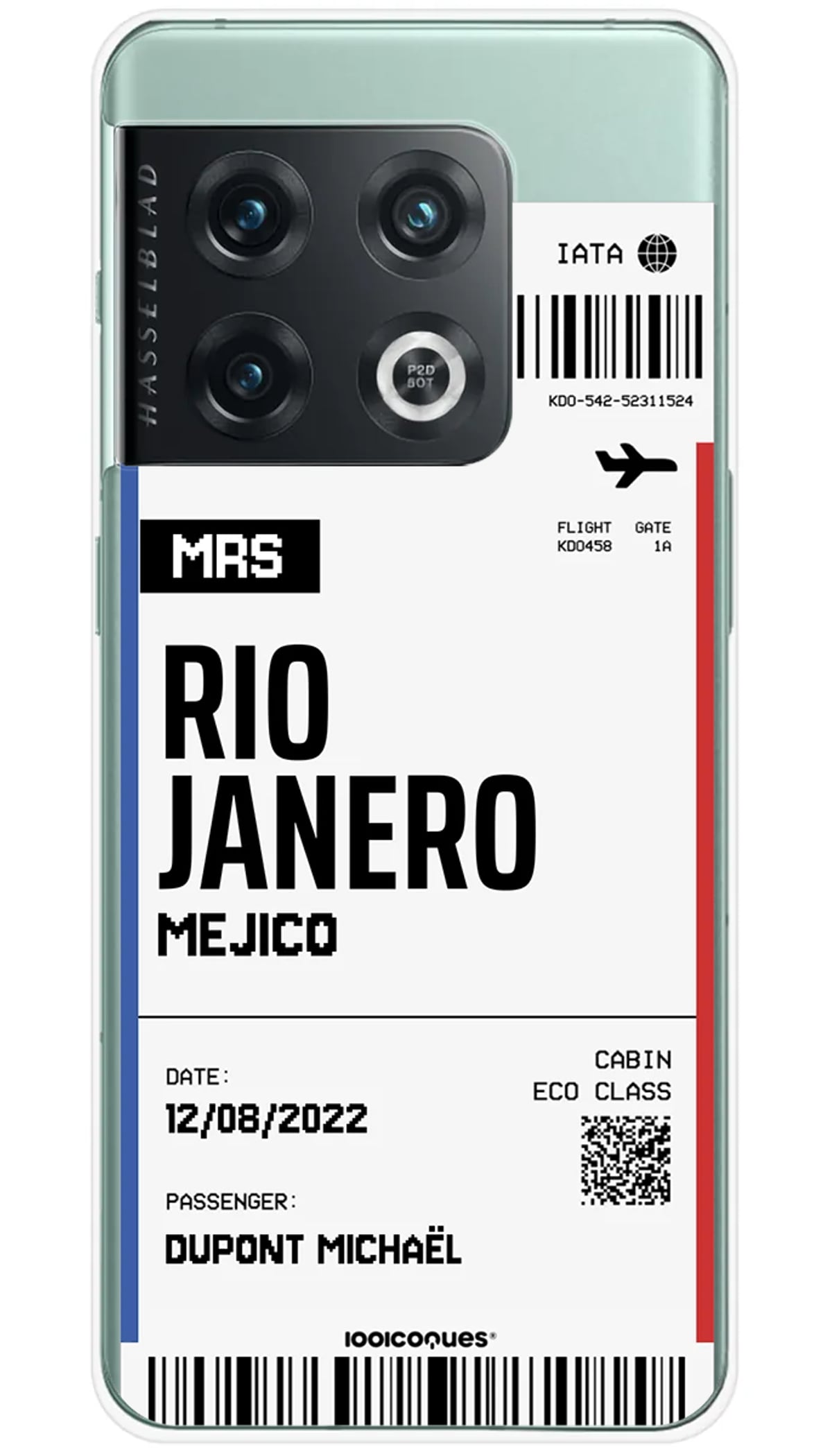 Coque personnalisée OnePlus Boarding pass - 10 Pro 5G