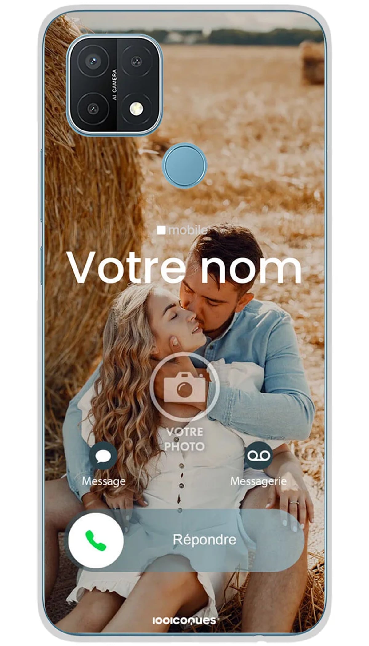 Coque personnalisée Oppo Appel Entrant - A15