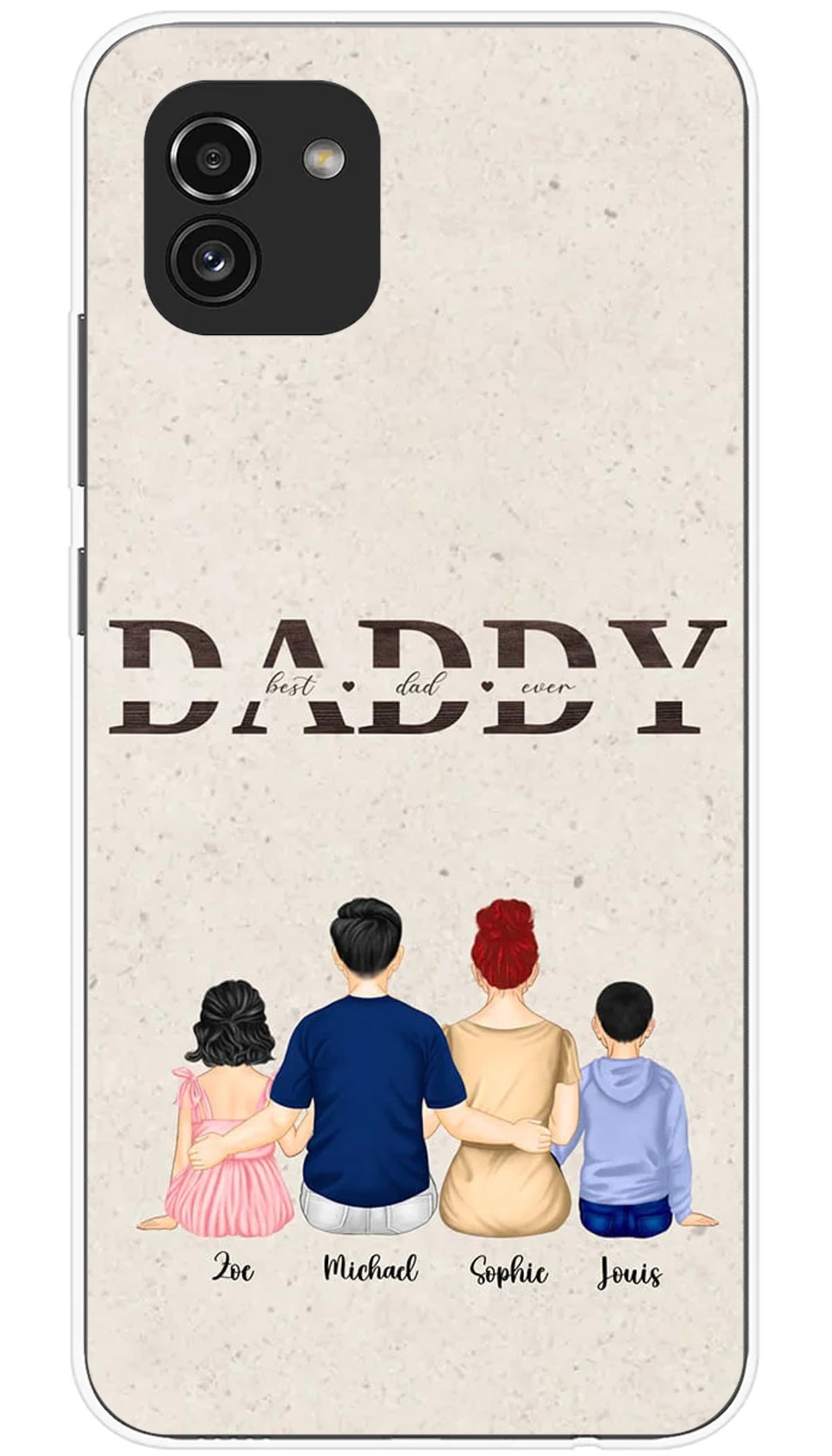 Coque personnalisée Samsung Best Dad Ever - Galaxy A03
