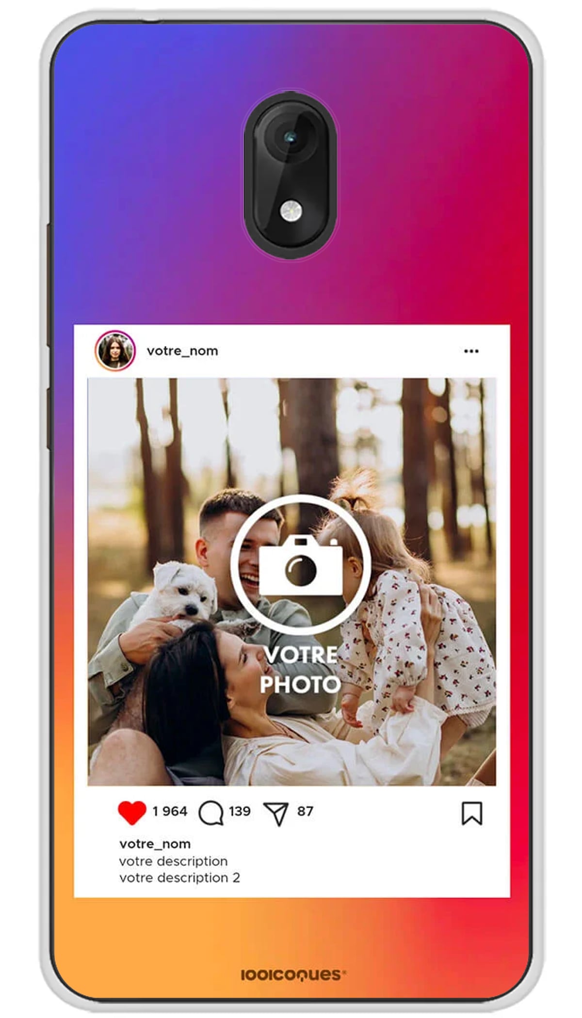 Coque personnalisée Wiko Post Instagram - Jerry 3