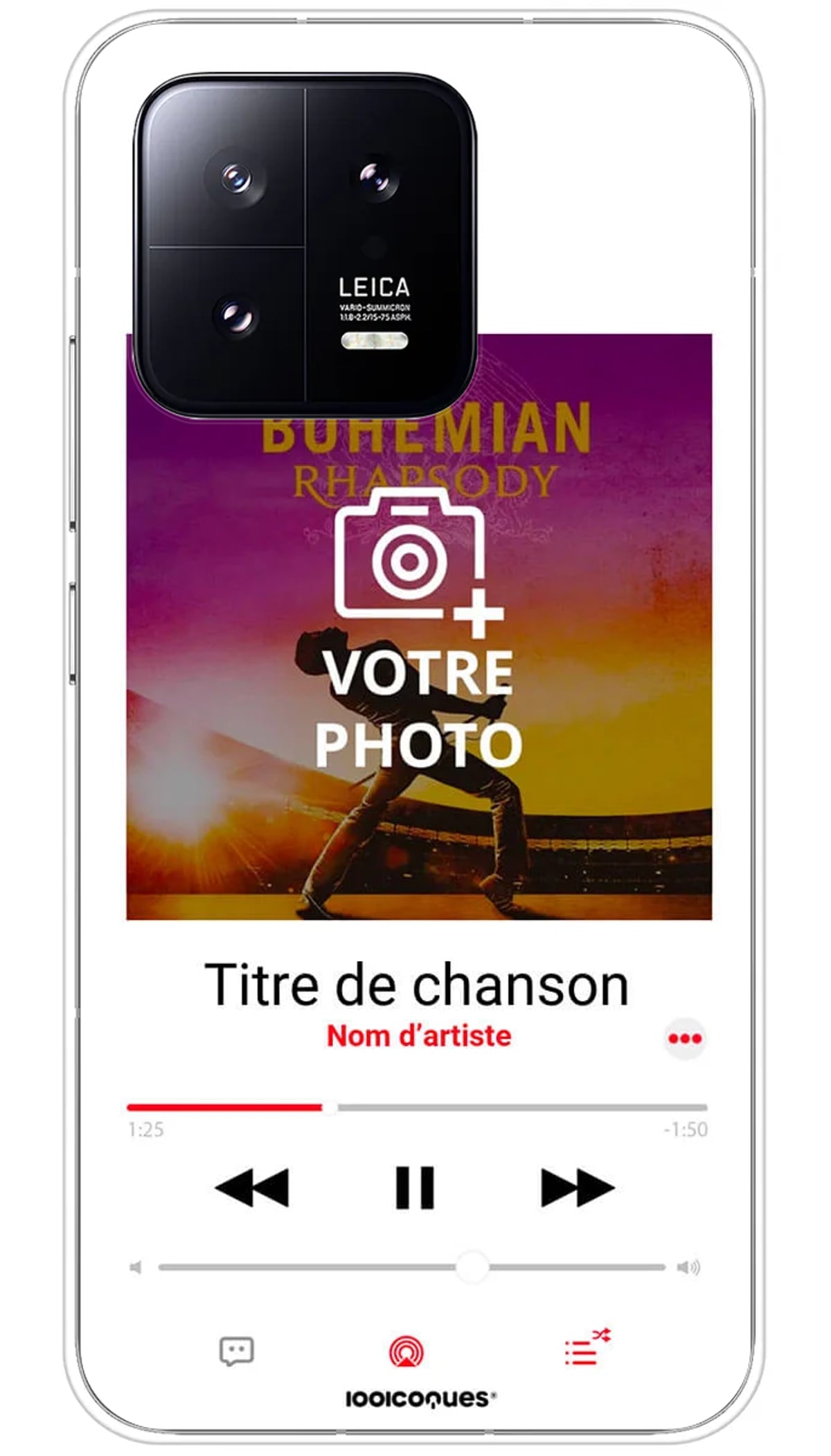 Coque personnalisée Xiaomi Lecteur Apple Music - 13