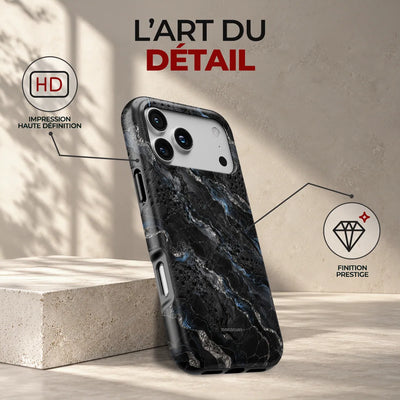 Coque Prestige Basalte, l'art du détail : impression haute définition et finition prestige