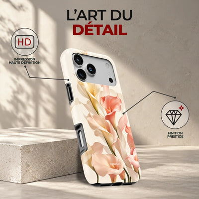 Coque Prestige Calla, l'art du détail : impression haute définition et finition prestige