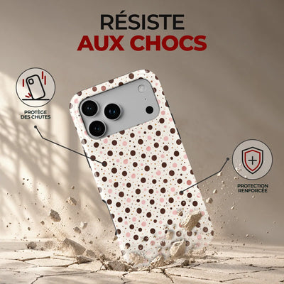Coque Prestige Confetti, résiste aux chocs : protège des chutes, protection renforcée