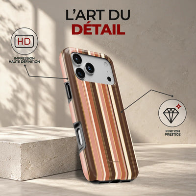 Coque Prestige Terracotta, l'art du détail : impression haute définition et finition prestige