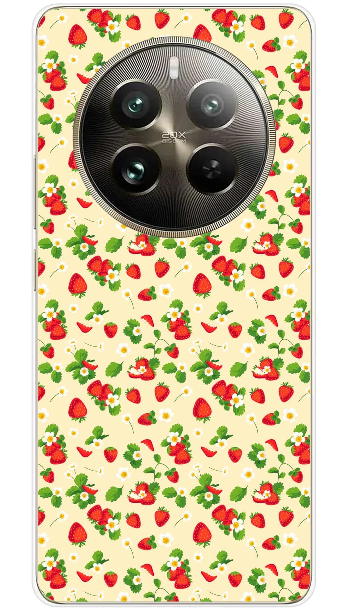 Coque Realme Fraises - 12 Pro 5G
