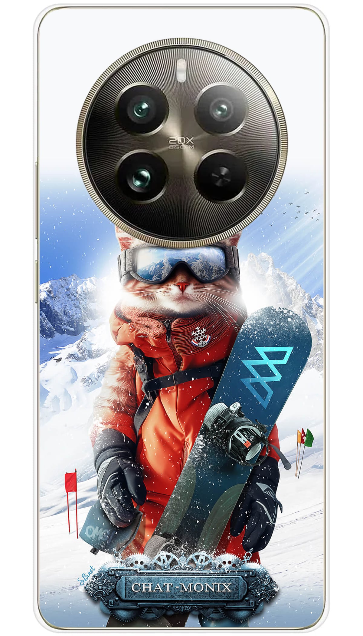 Coque Realme SB Chat-monix - 12 Pro 5G