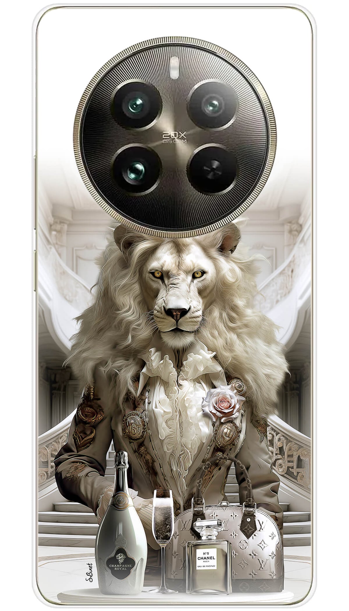 Coque Realme SB Lionne Luxury - 12 Pro 5G