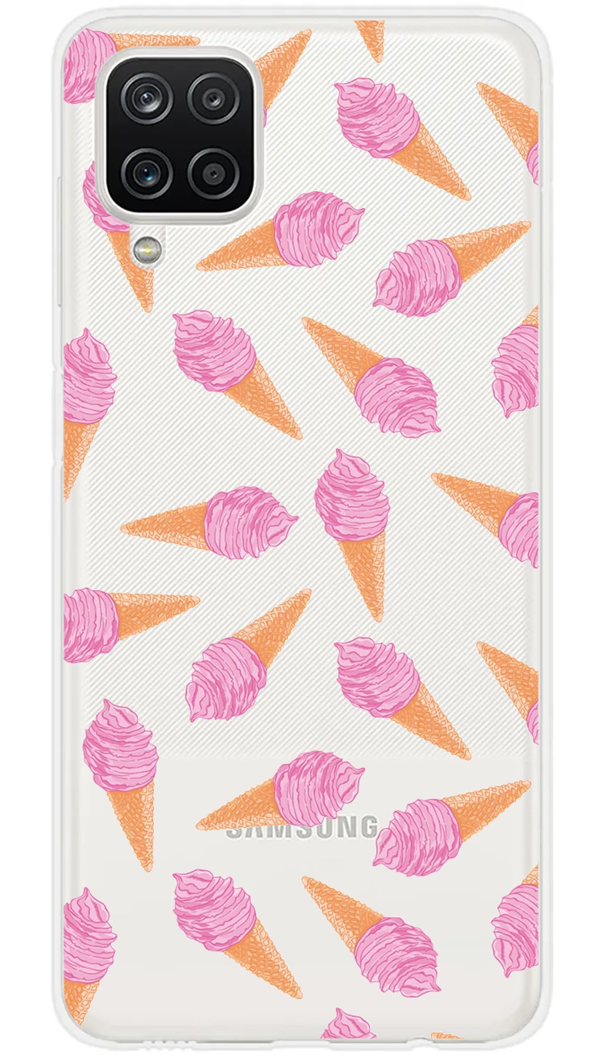 Coque Samsung Glace Rose - Galaxy A12 5G